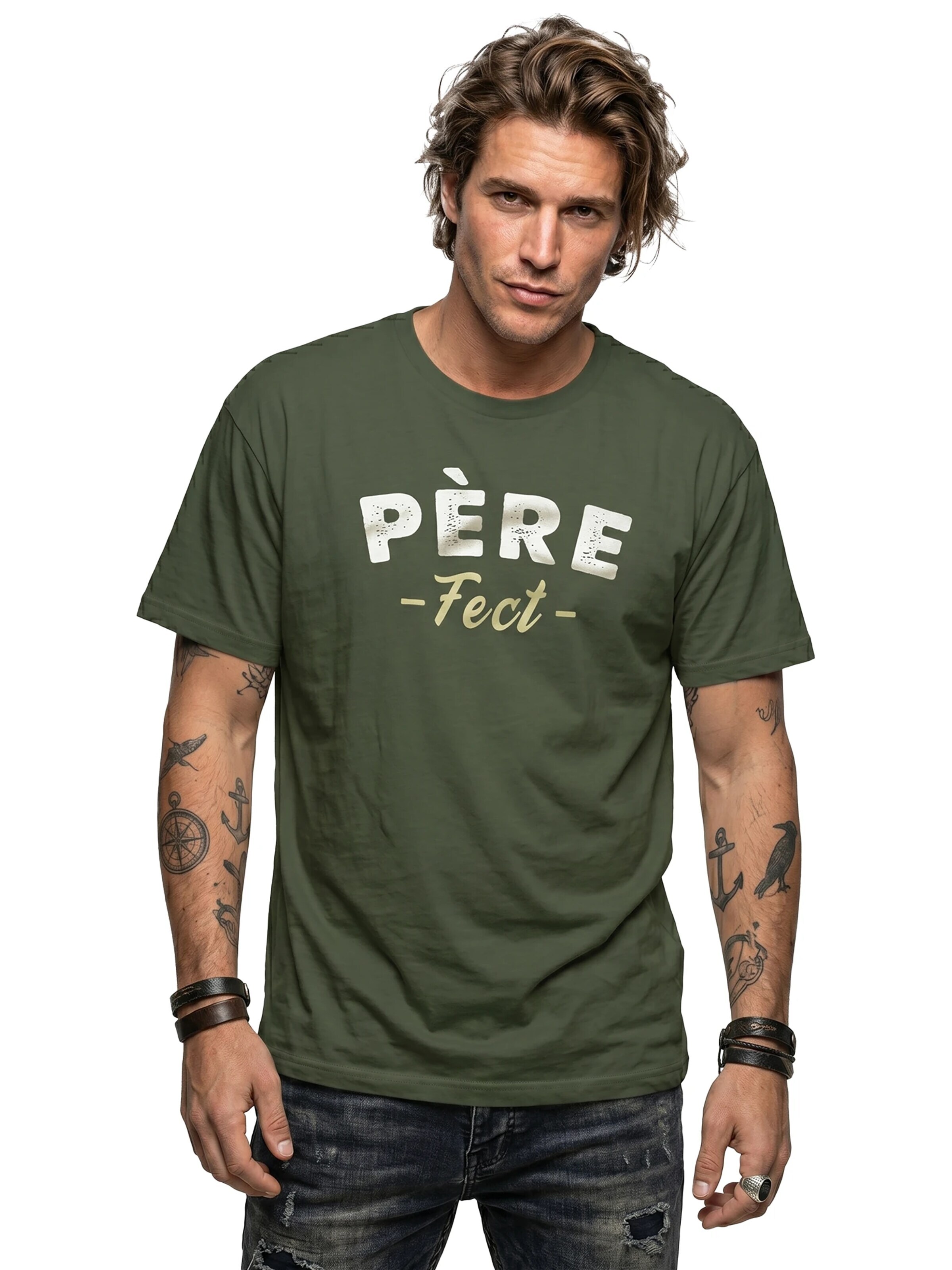MAKAYA Shirt 'Pere Fect' in Green
