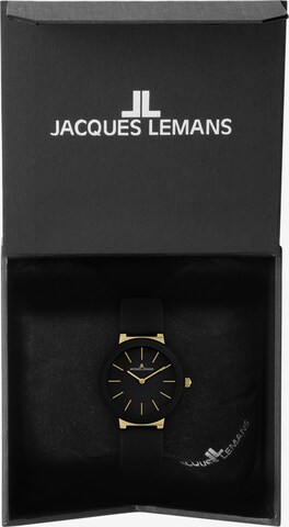 Jacques Lemans Uhr in Schwarz