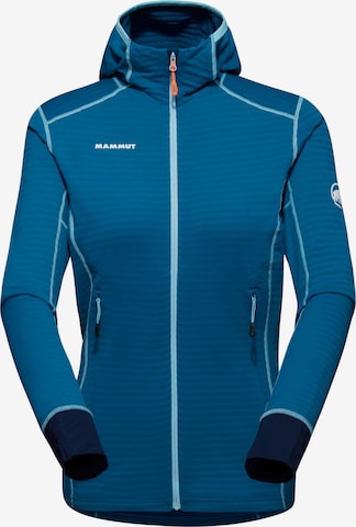 MAMMUT Athletic Fleece Jacket 'Taiss Light' in Blue: front
