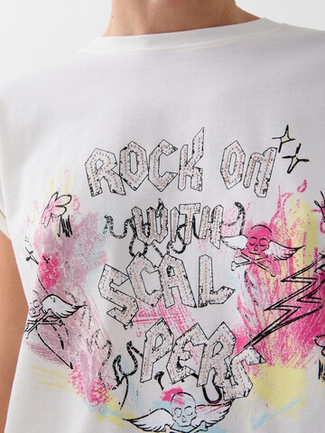 Scalpers Shirts 'Rock On' i beige
