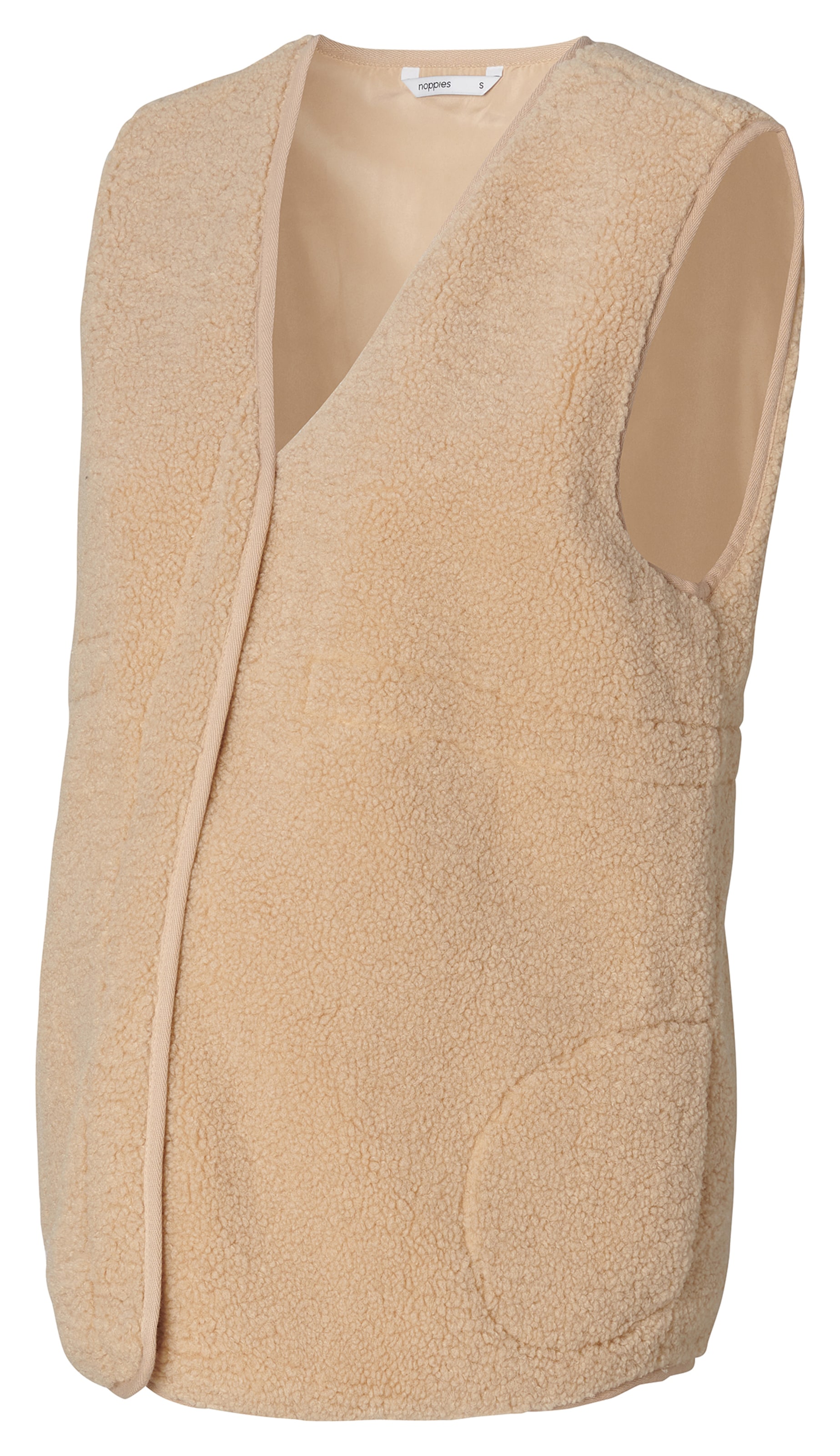 Noppies Bodywarmer 'Indi' in Beige: voorkant