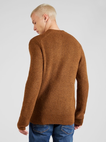 MUSTANG Sweater 'Emil' in Brown