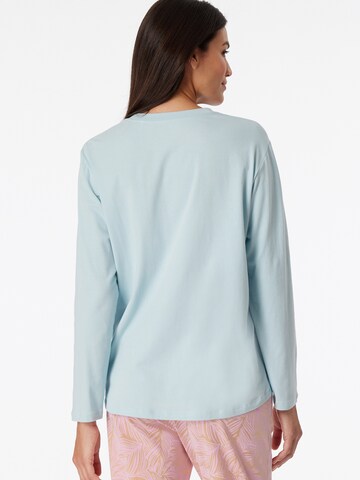 SCHIESSER Longsleeve ' Mix & Relax ' in Blau