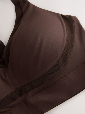 Next Bustier Sport bh in Bruin