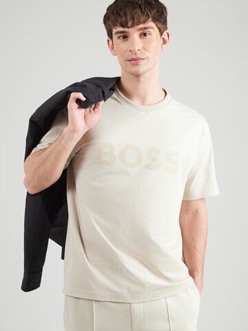 bēšs BOSS T-Krekls 'ICONIC': no priekšpuses