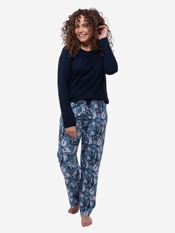 Ammann Pajama 'Night & Home' in Blue
