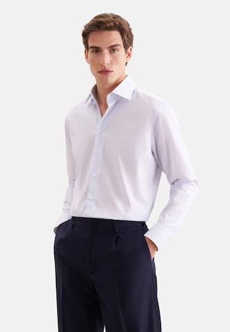 Coupe slim Chemise business SEIDENSTICKER en bleu : devant