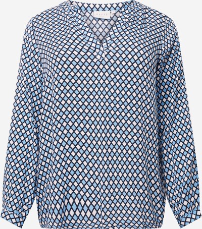 KAFFE CURVE Bluza 'Saria' u noćno plava / svijetloplava / bijela, Pregled proizvoda