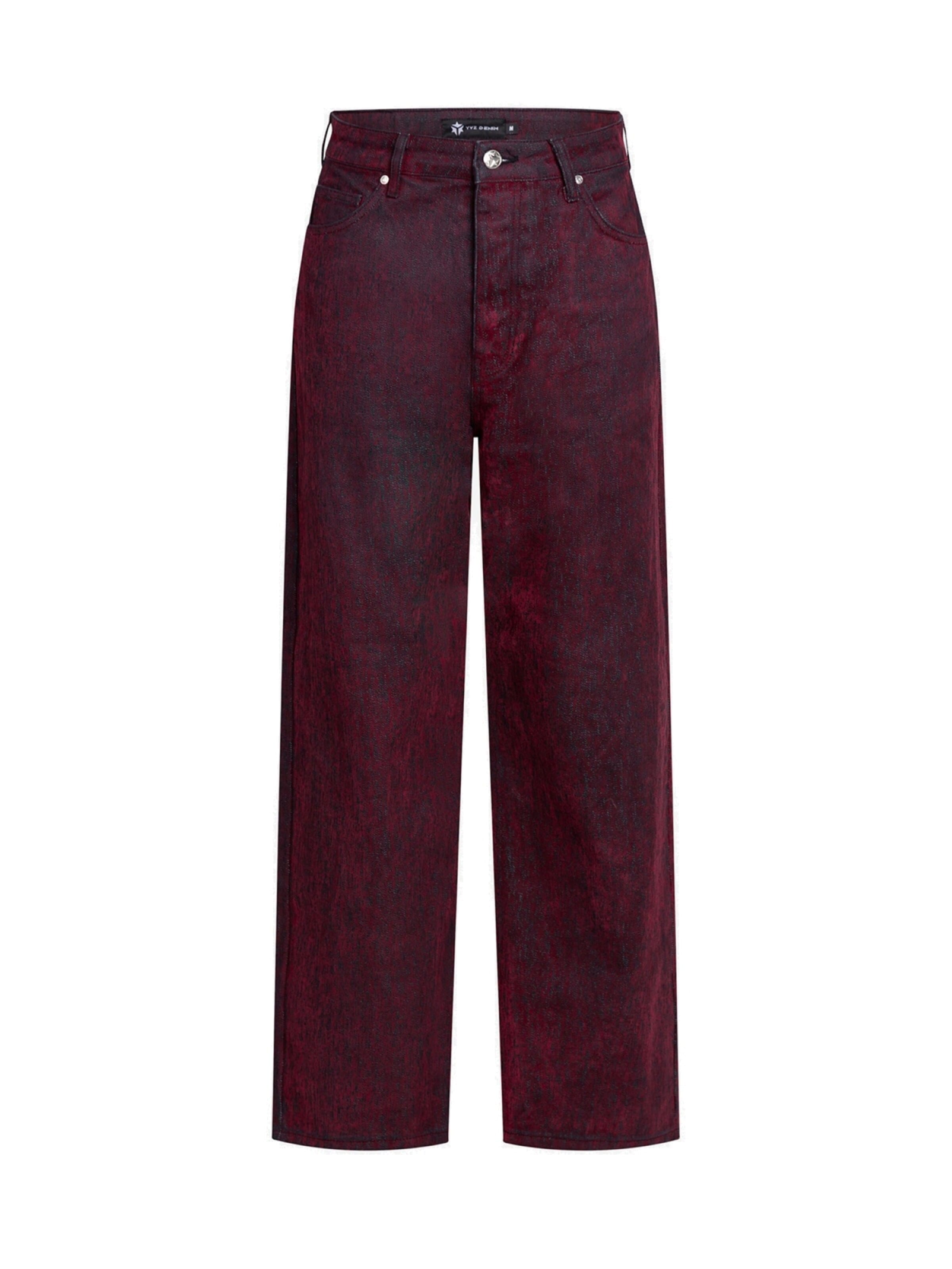 YVZ Denim Baggy Jeans 'Mira' in Red: front