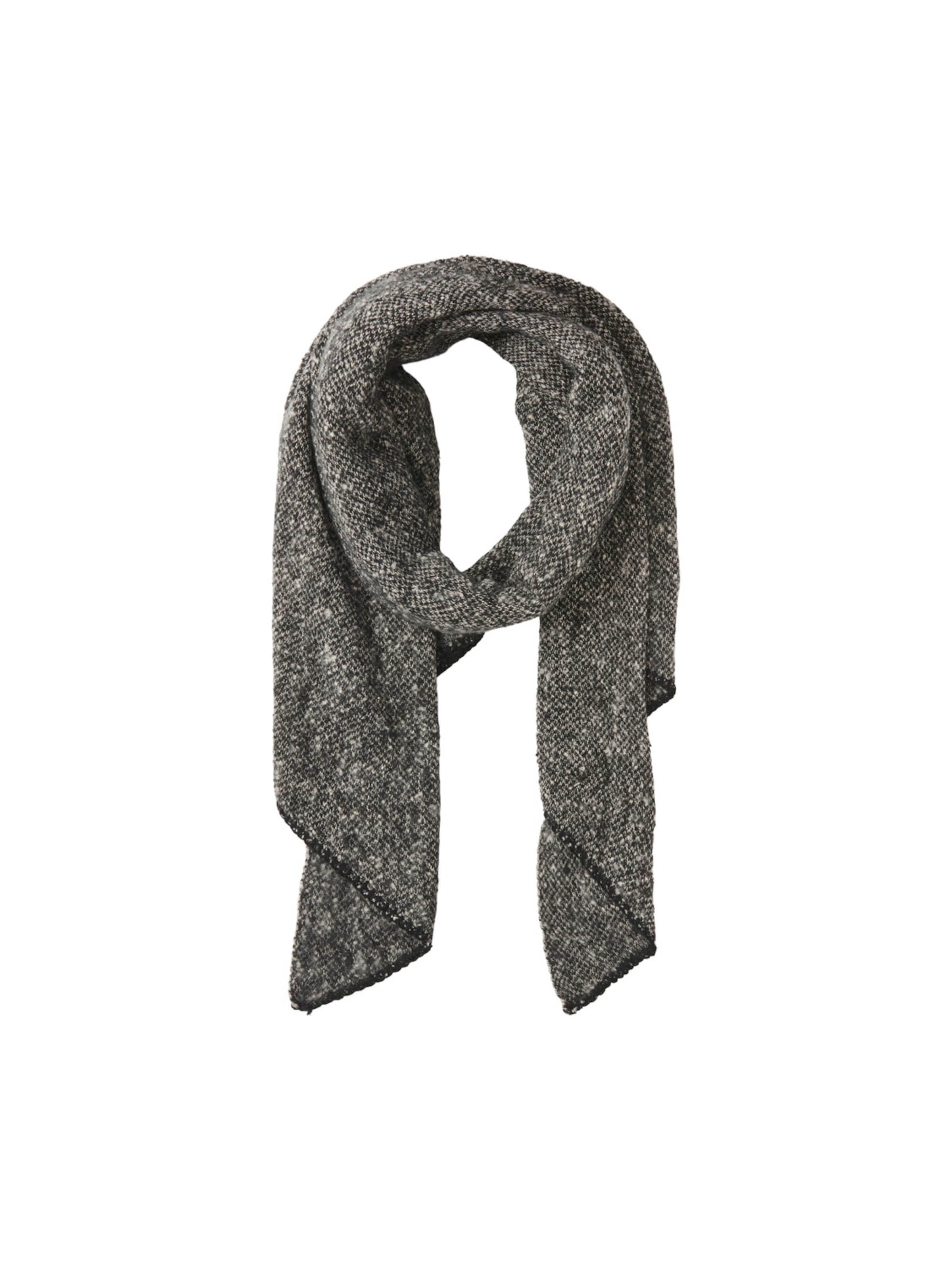 PIECES Scarf &#x27;Pyron&#x27; in Black: front