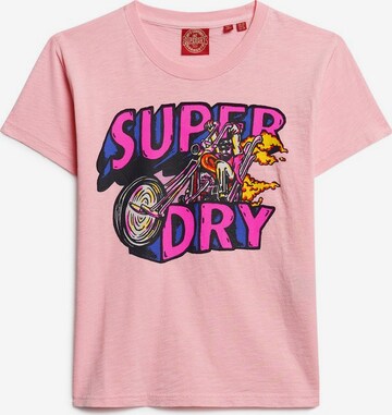 Superdry T-Shirt in Pink: predná strana