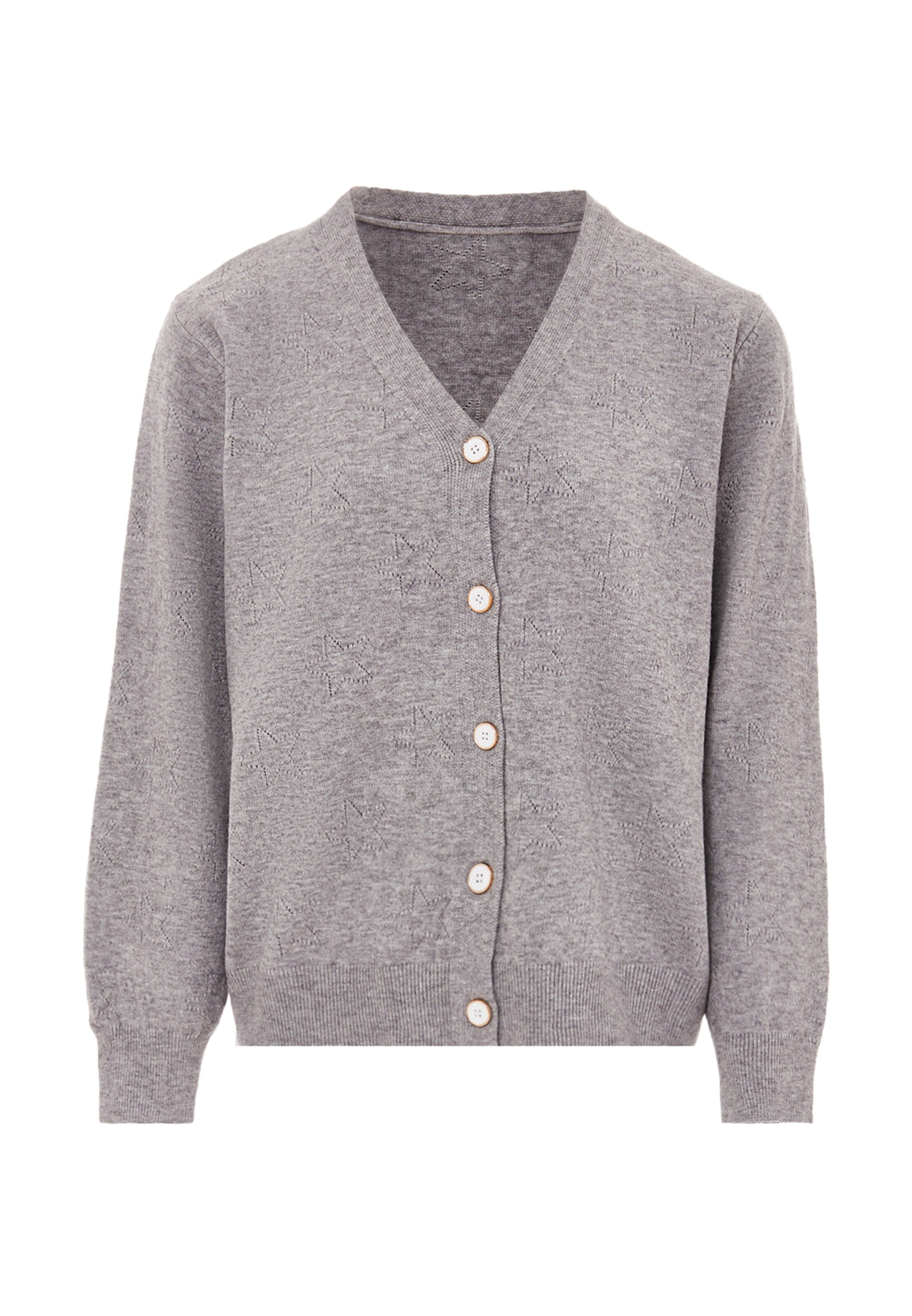 aleva - Casaco de malha em cinzento: frente