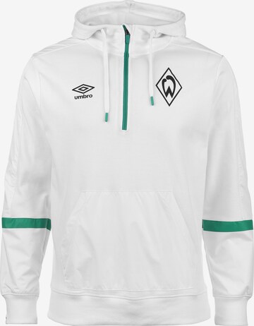 UMBRO Athletic Sweatshirt in White: front