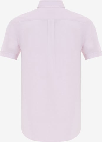 DENIM CULTURE Regular fit Button Up Shirt 'KENT' in Pink