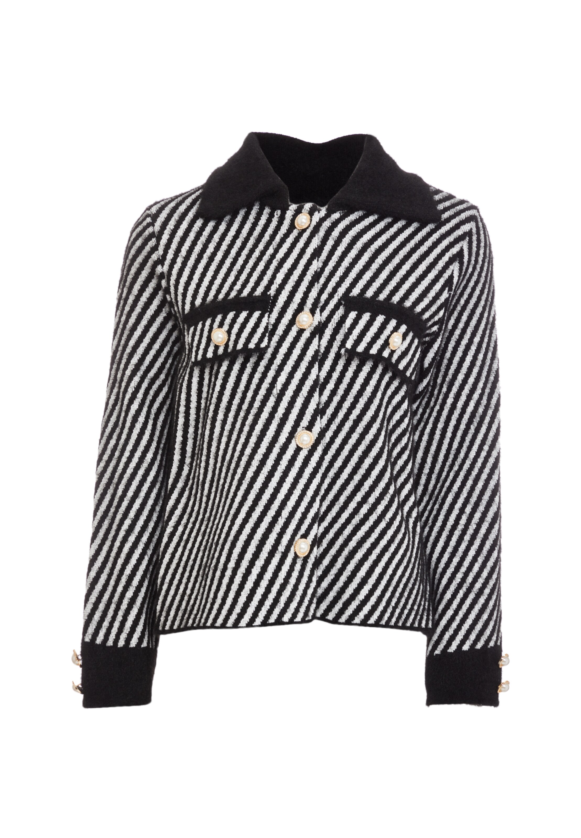 CARNEA Strickjacke in Weiß: Vorderseite