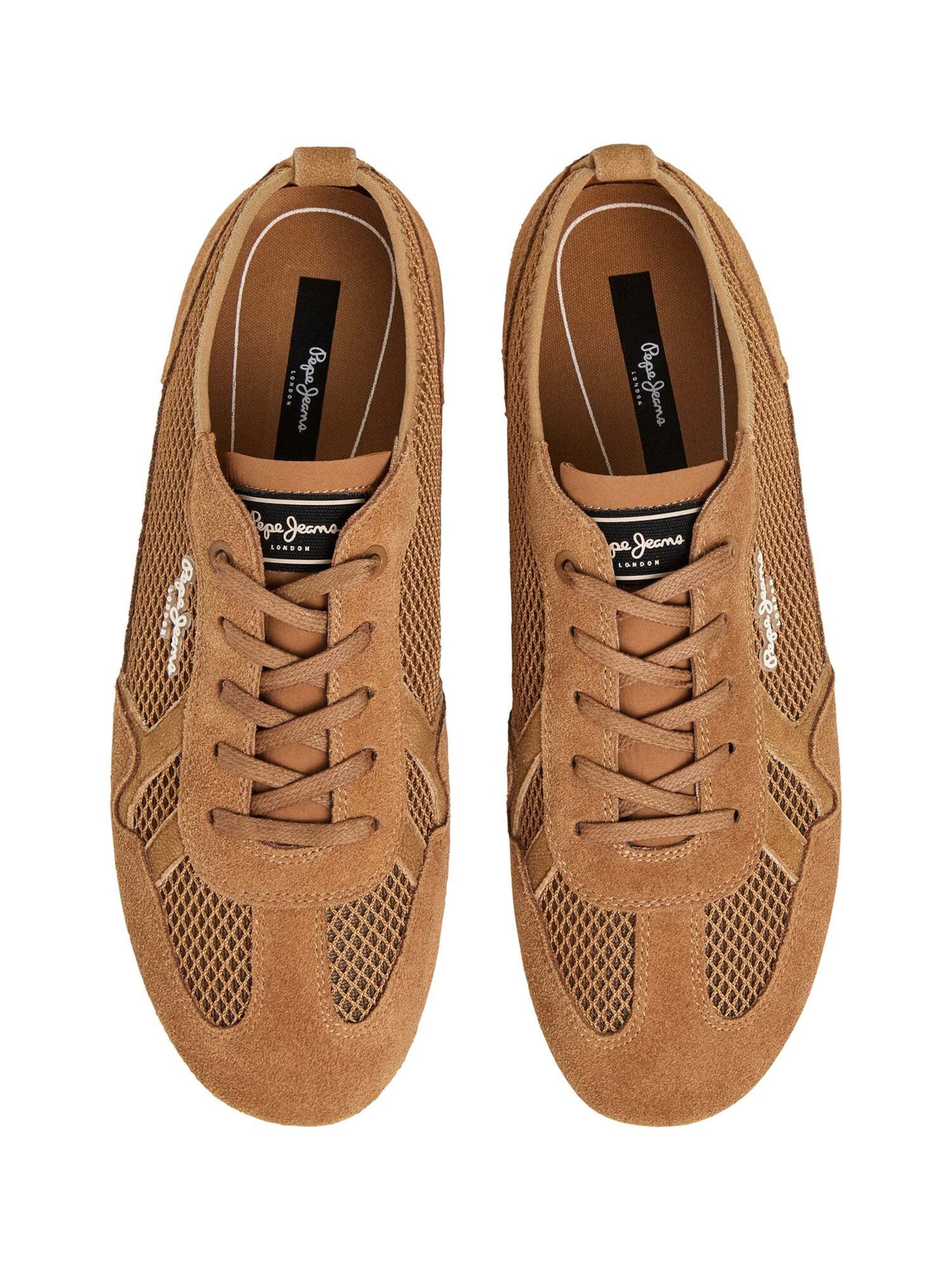 Pepe Jeans Sneaker 'Noa Net' in Braun
