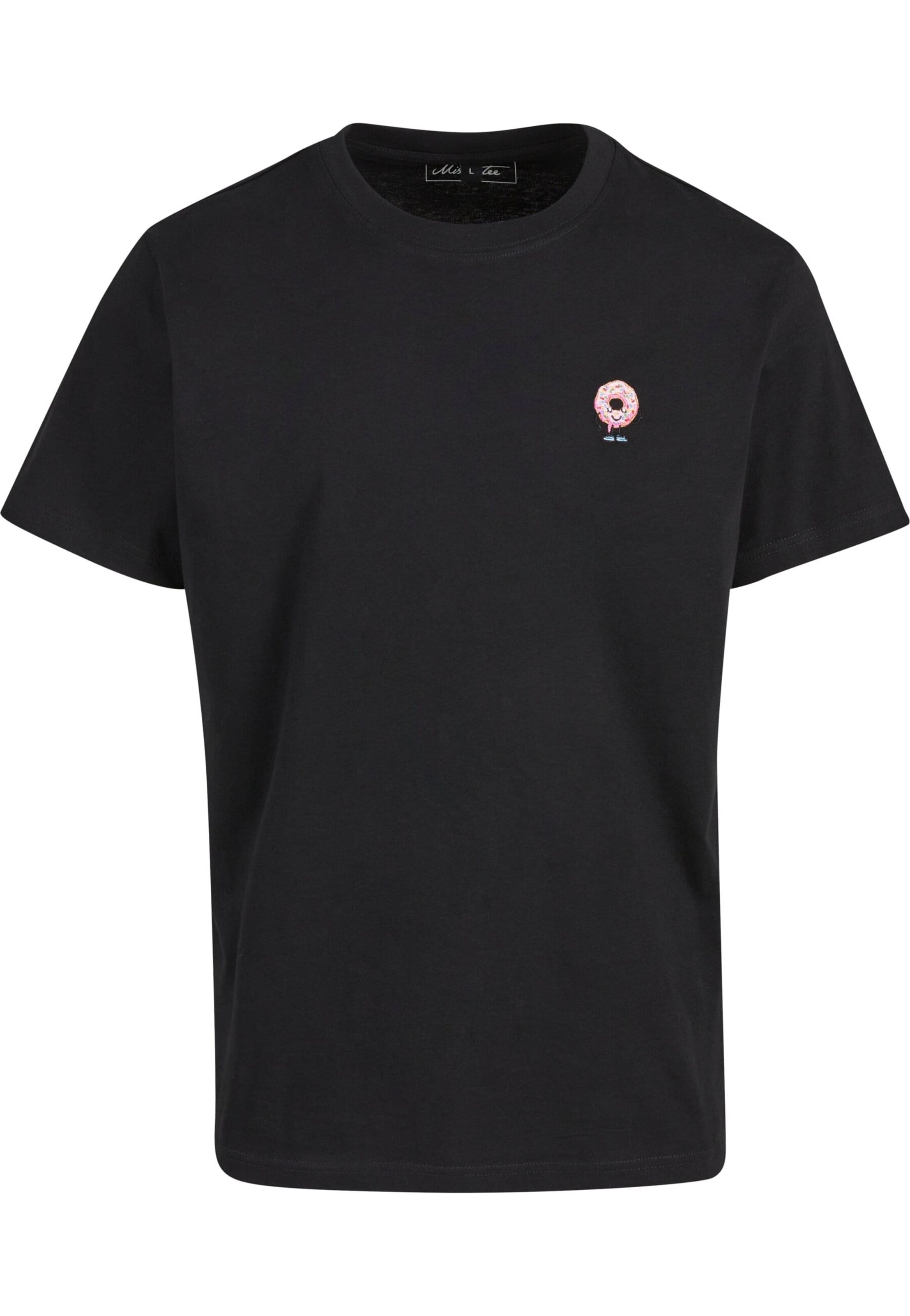 T-Shirt 'Donut' Mister Tee en noir : devant
