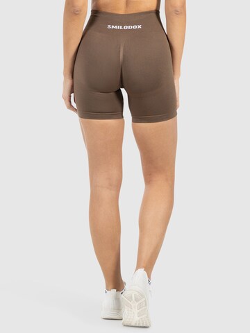 Smilodox Slim fit Sports trousers ' Scrunch Nomeli ' in Brown