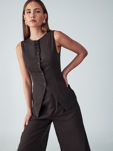 Willa Top 'RISE TUNIC TOP' in Bruin: voorkant