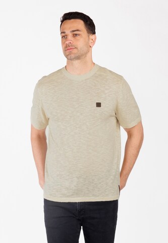 T-Shirt 'BOARD' Key Largo en beige : devant