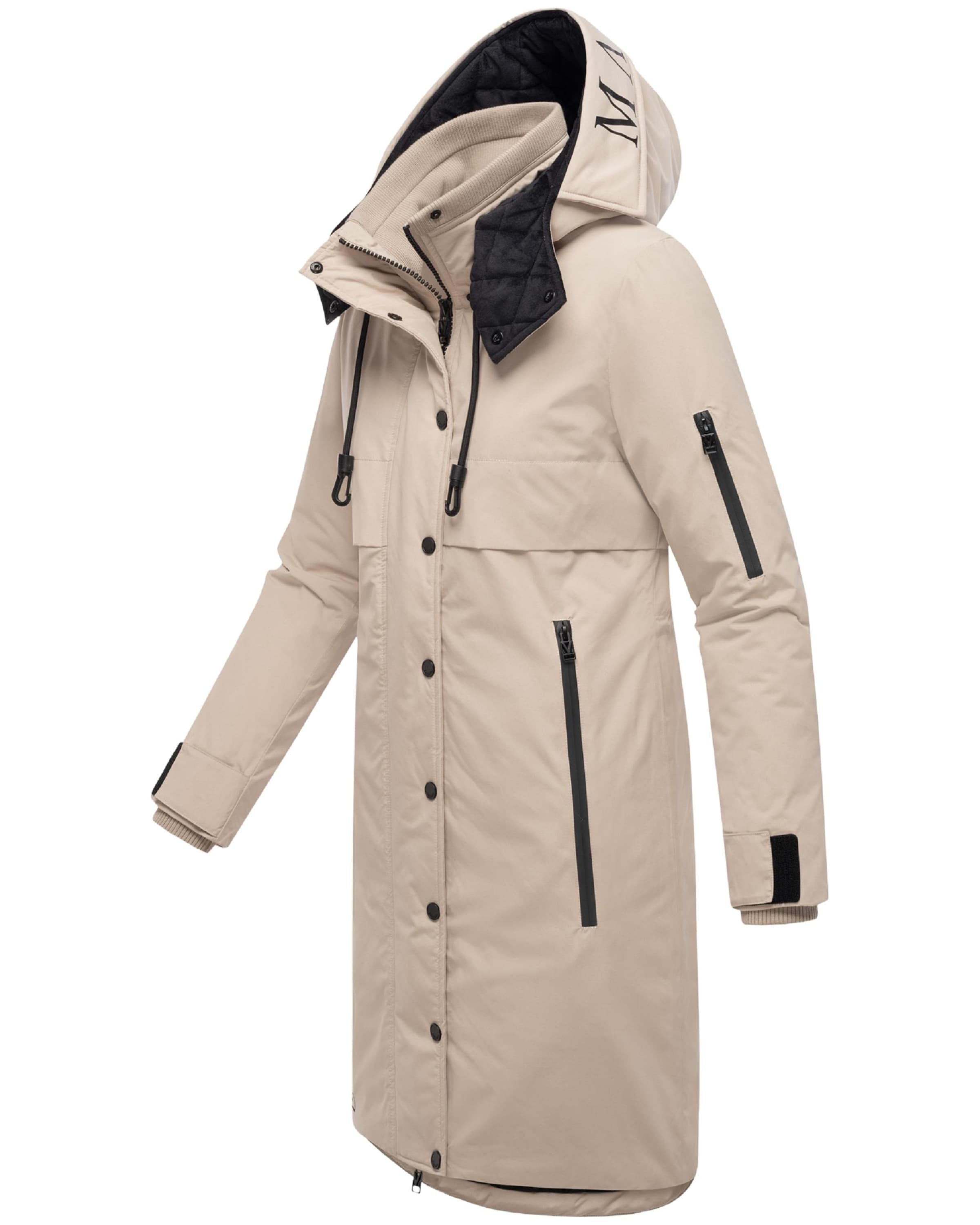 MARIKOO Wintermantel &#x27;Anoukaa 16&#x27; in Beige