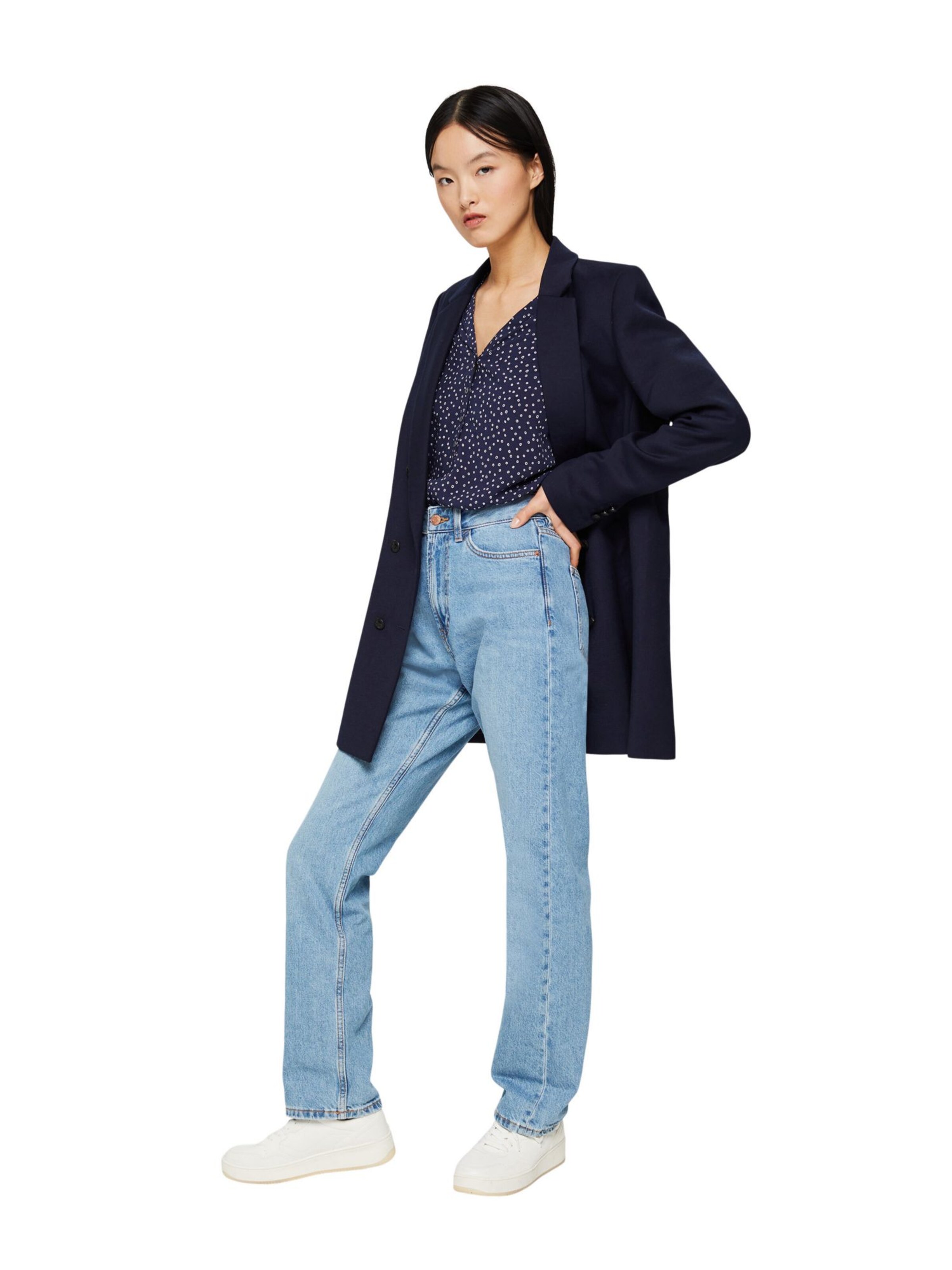 Frauen Große Größen ESPRIT Bluse in Navy - XP64455 Frauen Große Größen ESPRIT Bluse in Navy - XP64455