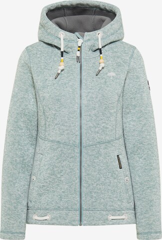 Schmuddelwedda Fleece Jacket in Green: front