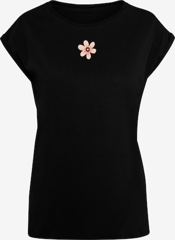 Merchcode Shirt 'Spring - Grow Through' in Black: front