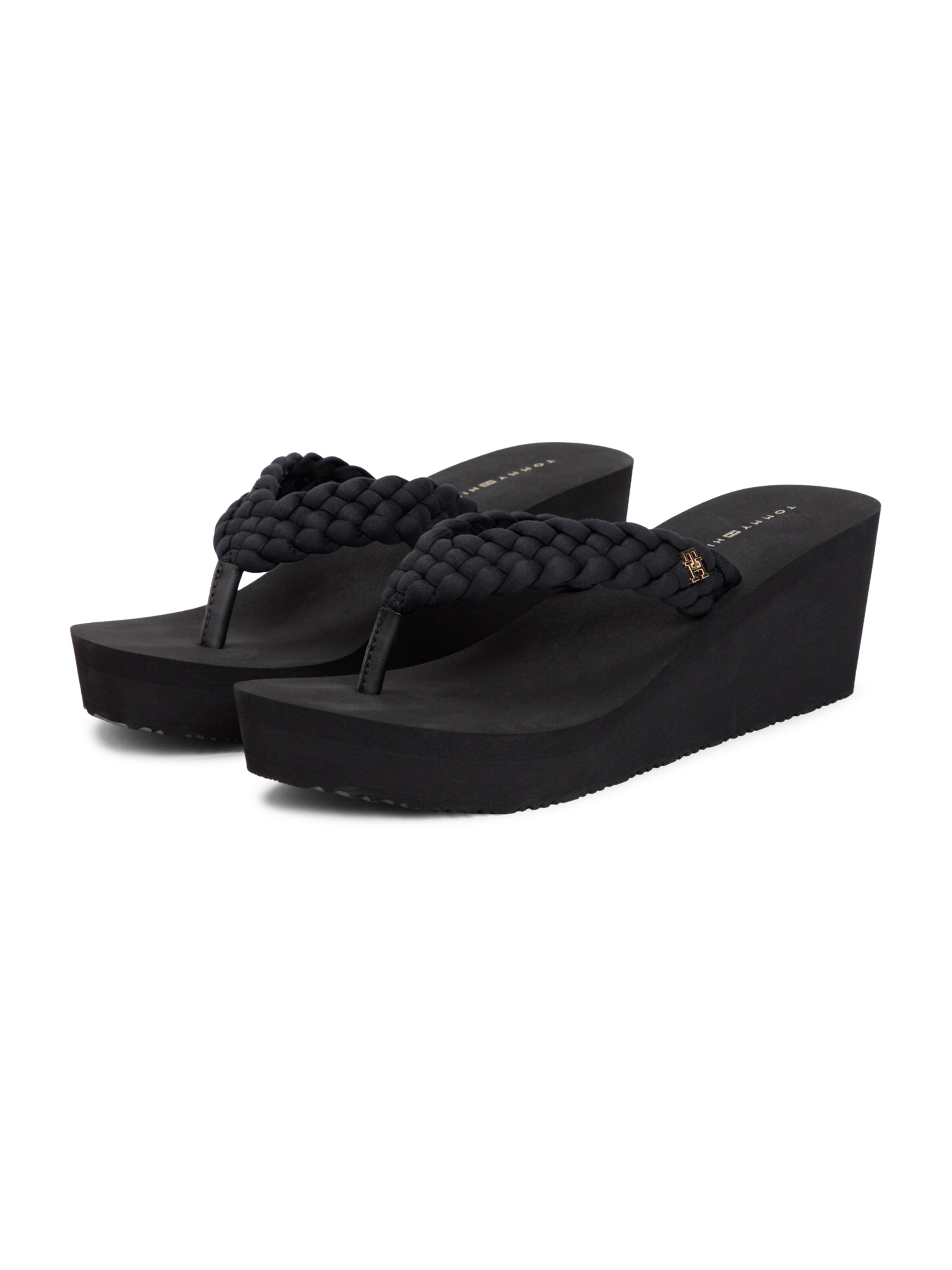 TOMMY HILFIGER Žabky - Čierna