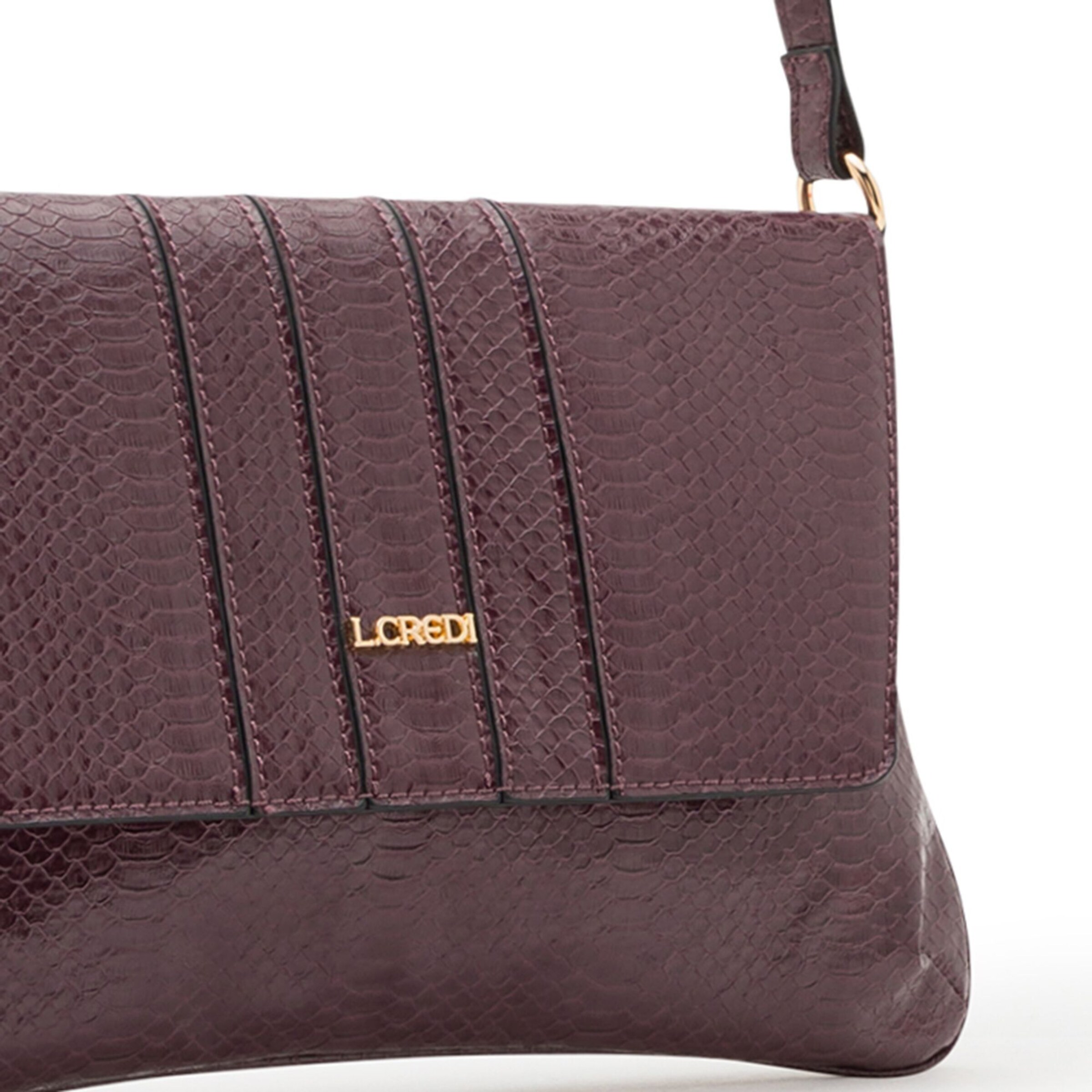 Borsa a spalla 'Nuria' di L.CREDI in rosso