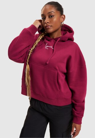 Karl Kani Zip-Up Hoodie in Red