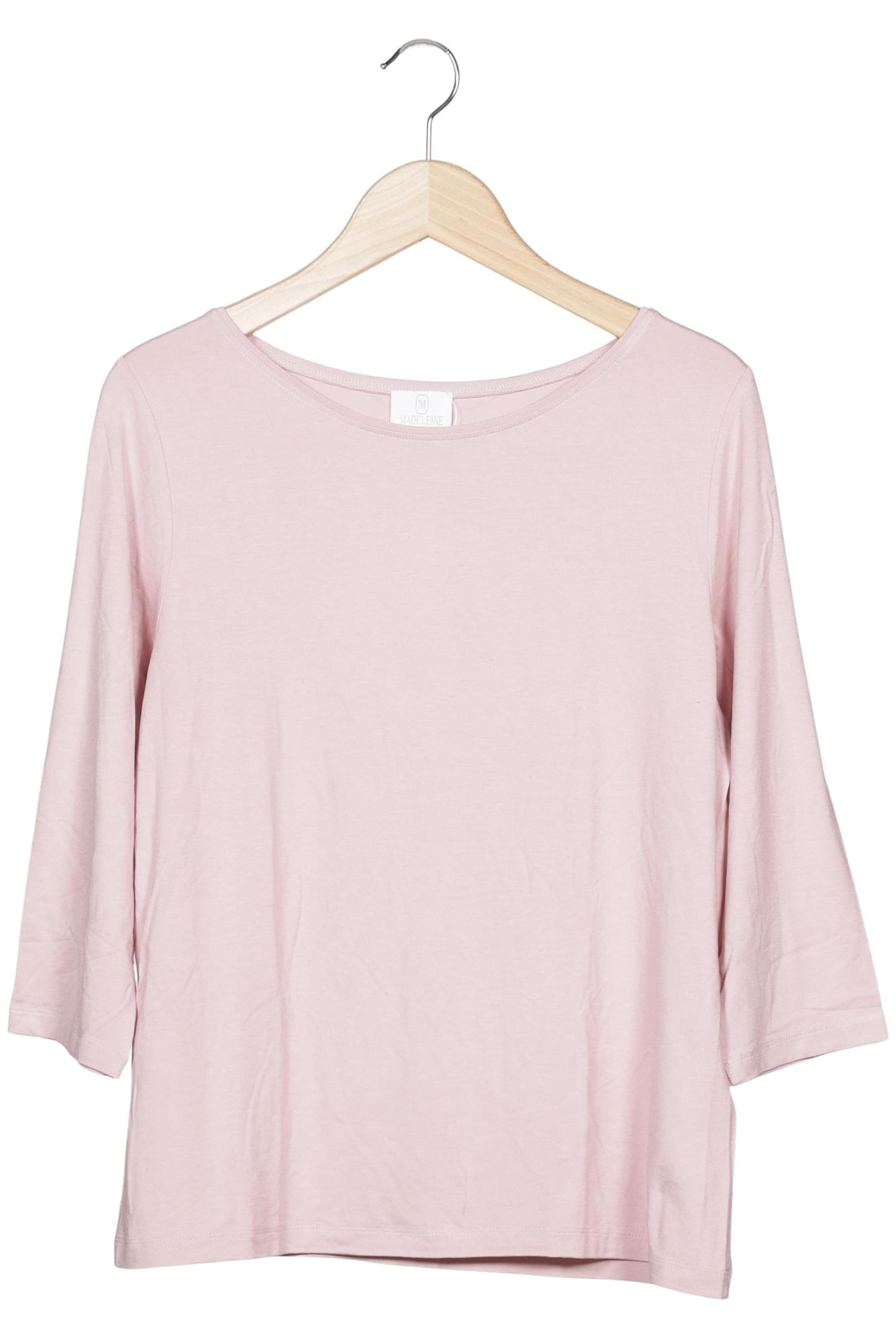 MADELEINE Langarmshirt XXL in Pink: Vorderseite