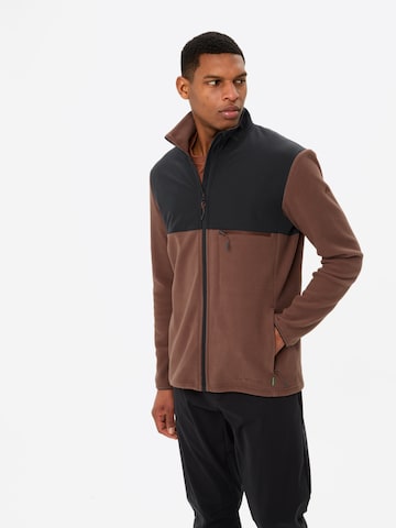 VAUDE Funktionele fleece-jas 'Mineo II' in Bruin