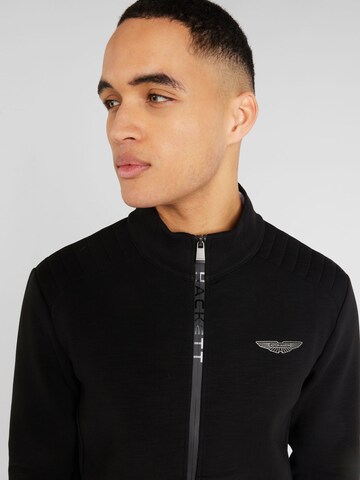 Hackett London Sweatjacka 'AM TRACK' i svart