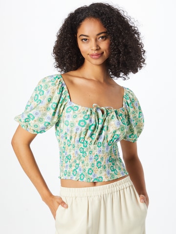 Envii Blouse 'TAMMY' in Groen: voorkant