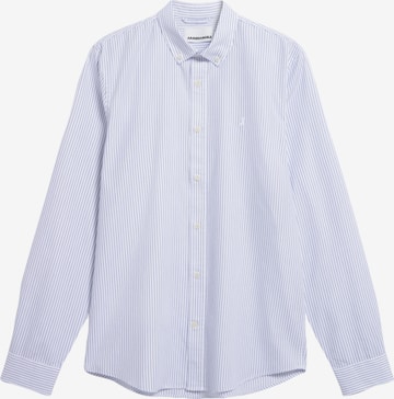 ARMEDANGELS Button Up Shirt 'Quaasa' in Blue: front