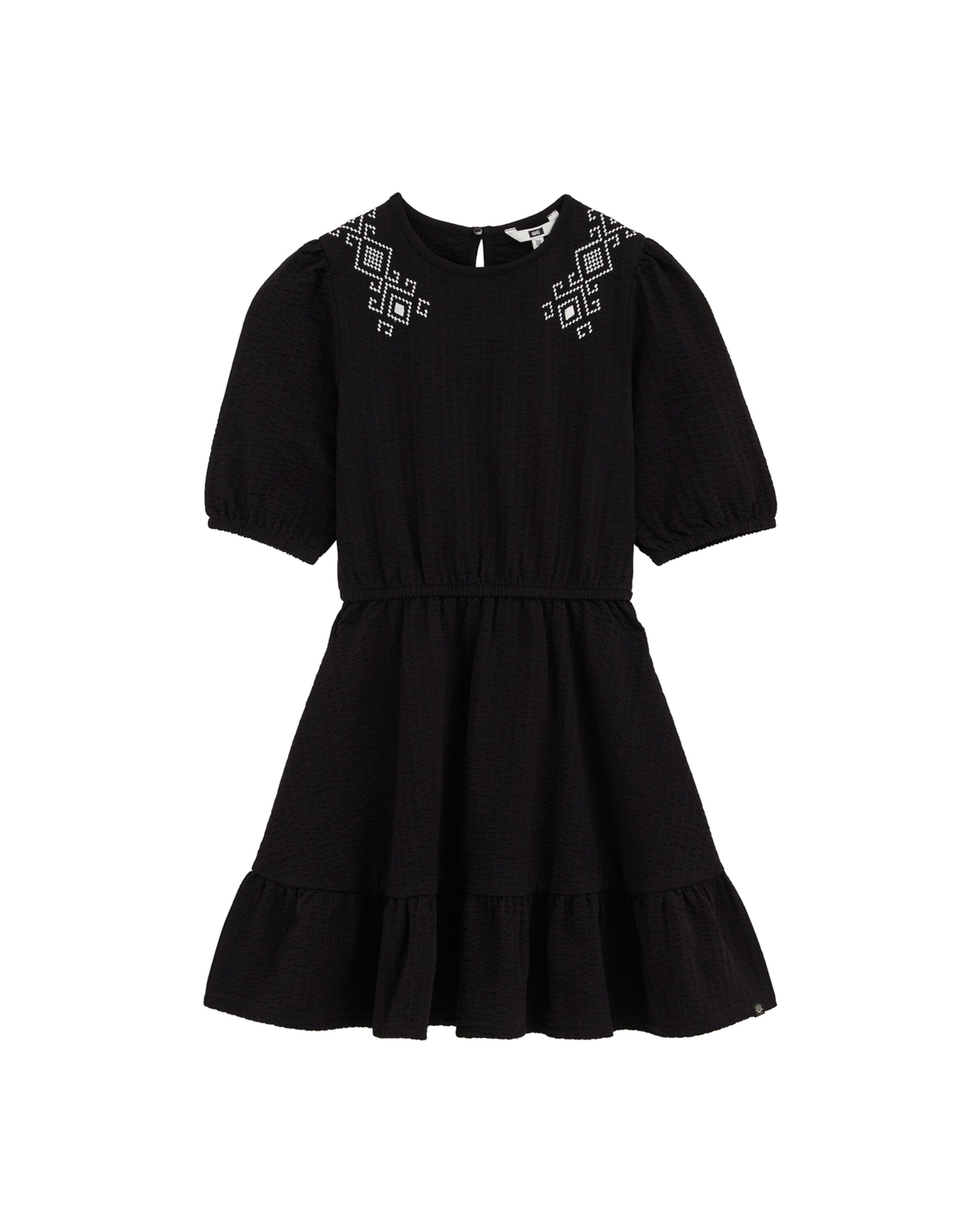 WE FashionHaljina - crna boja: prednji dio