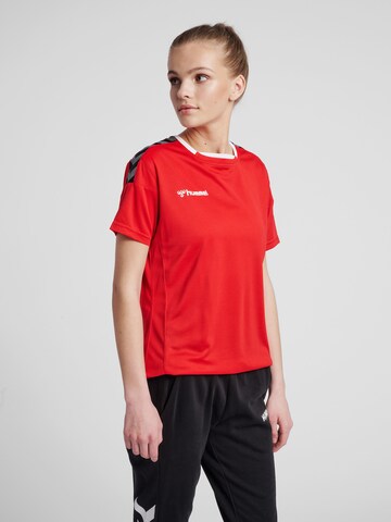 Hummel Funktionsbluse 'AUTHENTIC' i rød: forside