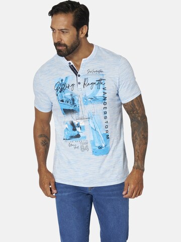 Jan Vanderstorm Shirt 'Tjelvar' in White: front