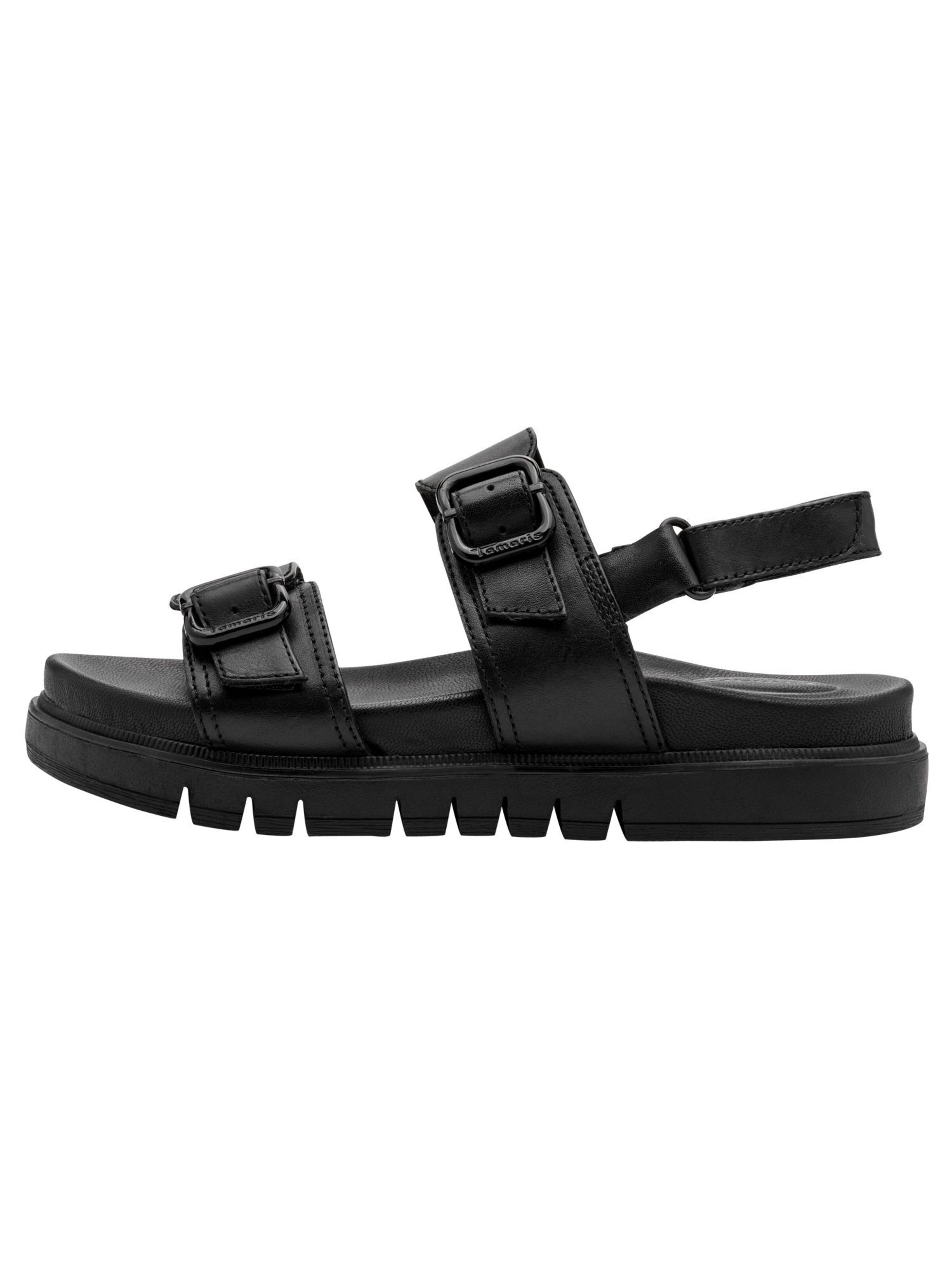 Tamaris Sandale in Schwarz