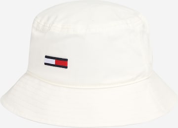 Tommy Jeans Hattu värissä valkoinen: edessä