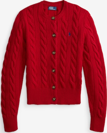 Polo Ralph Lauren Πλεκτή ζακέτα σε κόκκινο: μπροστά
