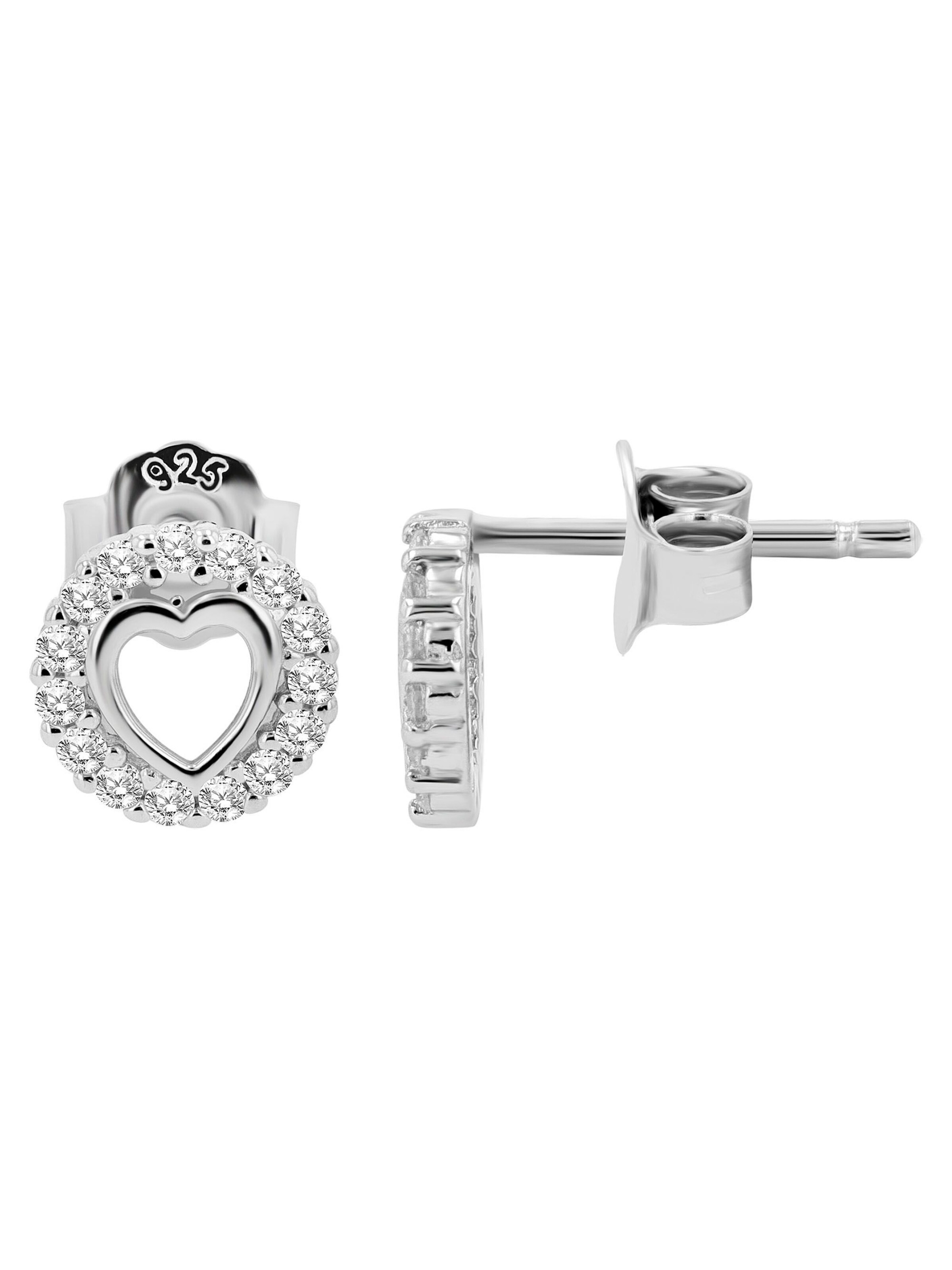 Akzent Earrings 'Xana, 925 Sterlingsilber, langlebig' in Silver