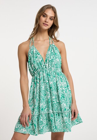 Robe d’été IZIA en vert : devant