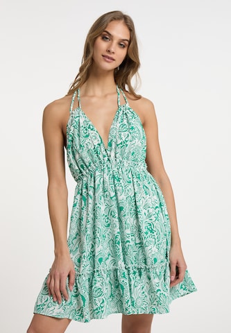 IZIA - Vestido de verão em verde: frente