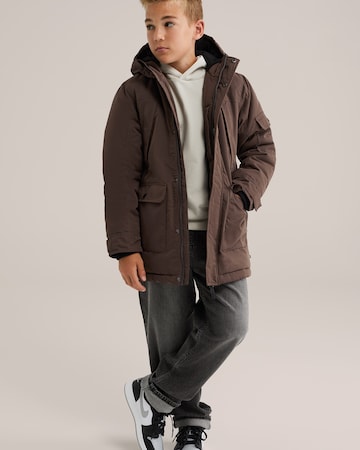 WE Fashion Übergangsjacke in Braun