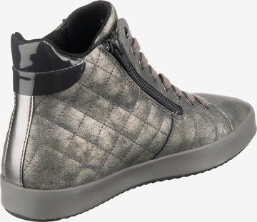 GEOX High-Top Sneakers 'Blomiee' in Silver