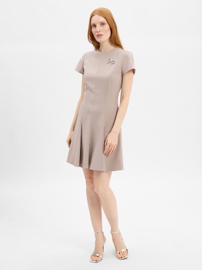 HUGO Robe 'Kejuli' en taupe, Vue avec produit