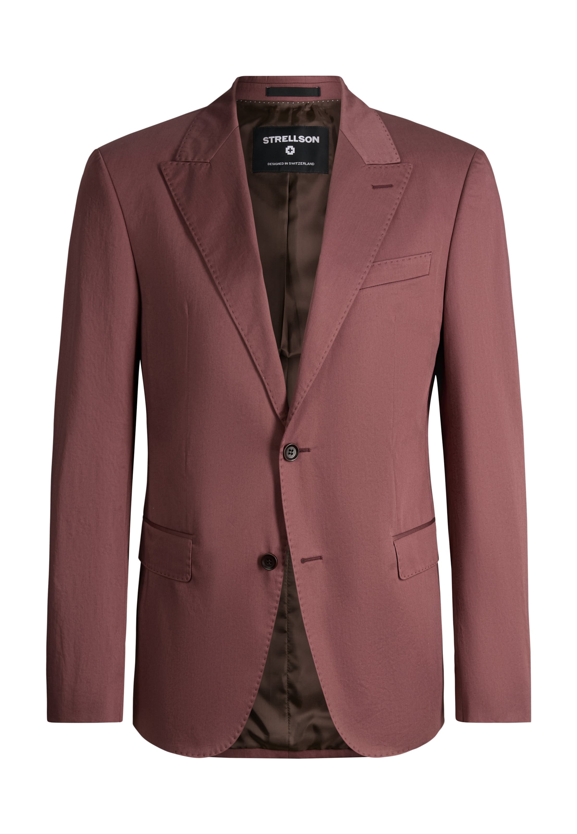 Coupe slim Veste de costume 'Ayres' STRELLSON en rouge : devant