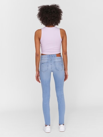 Noisy may Skinny Jeans in Blau